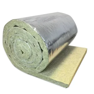 Rock Wool Blanket with Wire Mesh 100mm 10mm Thick TUV RoHS and ISO Certified for External Warehouse Insulation