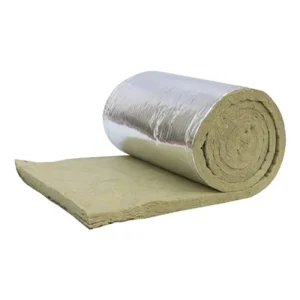 Rock Wool Roll Custom Size Aluminum Foil Faced Rockwool Insulation Roll for Residential Buildings