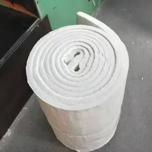 Rolled Felt Aluminum Silicate Needle Punched Blanket Eco Friendly Fireproof Various Thicknesses
