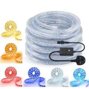 Rope Hanging Light Outdoor Waterproof 50 Mtr Roll 220V Plug 13 Mm Commercial Lichtschlauch Auf Trommel Manguera Led Redonda