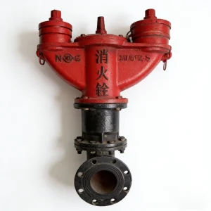 SA100 Underground Fire Hydrant with DN100 Cast Iron, Red Painted, Flanged Fire Water Supply Control Valve with DN150