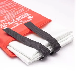 SHENGFENG 4ft X 8ft 100% Fire Retardant Coated Fiberglass Fire Suppression Blanket 0.45mm/1.6mm Thickness