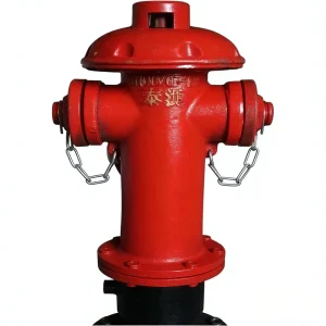 SS100 Outdoor Above Ground Fire Hydrant Cast Iron Painted Specialized for Municipal Roads and Factory Area Fire System
