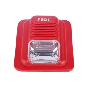 SUPER SIREN SS-114 Emergency Fire Alarm with Electronic Strobe DC18-28V CE Certified Wired Installation