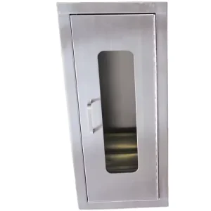 SUS 304 Stainless Steel Fire Extinguisher Cabinet 4kg to 12kg Range Firefighting Equipment Accessory