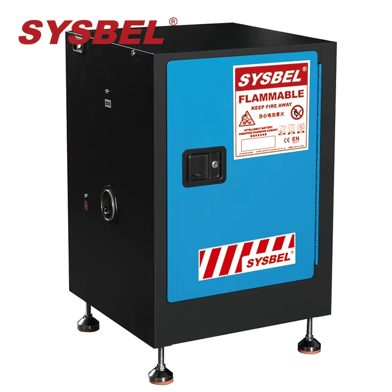 SYSBEL 12 Gallon Smart Lithium Battery Charging and Storage Safety Cabinet
