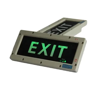 Safety 220V Explosion Proof Exit Sign IP66 Waterproof 50000h Long Service Life Suitable for Hazardous Areas