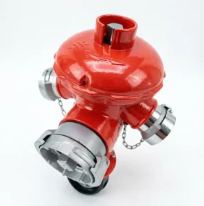 Safety Cast Iron Fire Hydrant Anti Collision Feature Flexible Fire Hose DN50 DN65 Push Button Firefighting Equipment Accessory