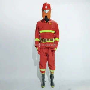 Safety Fire Fighting Protection Equipment Fireman Firefighter Suits 100% Cotton