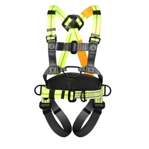 Safety Rescue Set With Whole Body Harness For Rappelling And Fall Protection In Emergency Outdoor Adventure Operations