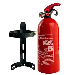 Safety Work 1 kg Red ABC Fire Extinguisher < 1000V for Kitchen Car & Household Use Mini Continuous Pressure China