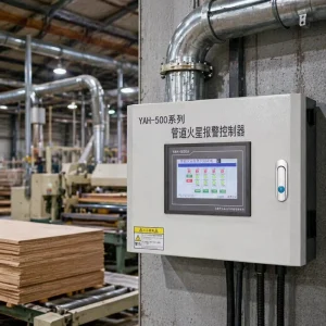 Sawdust Spark Detection Suppression System Wood Processing Fire Protection with ATEX Duct Spark Detector CE Alarm Controller