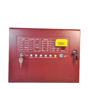 Security System Advanced Conventional Integrated Control Fire Alarm Panel Manufacture Smart 4 Zone Red Color