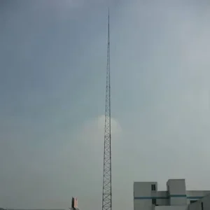 Self-Supporting Steel Lightning Protection Mast 15m 20m 25 Meter Telecommunication Tower Lightning Rod