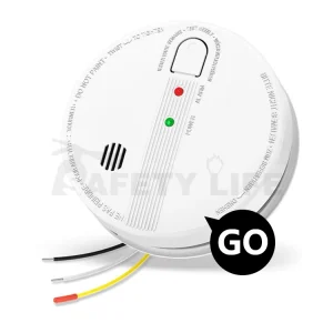 Sensitive Ionization Smoke Detector with UL Standard, DC 9V Battery Operated Fire Alarm for Fast Flaming Fires