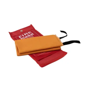 Silicon Coated Emergency Fiberglass Insulation Fire Blanket CE Certified 0.43mm-3mm Thickness for Home Emergency