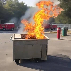 Simulated Fire Demonstration Teaching Aids Portable Fire Generator for Firefighting Equipment Accessories