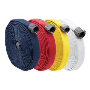 Single Double Jacket Factory Directly Customized Brass Copper Coupling PVC Fire Hose Mixed Rubber Fire Hose PU Fire Hose