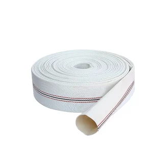 Single Double Jacket Factory Directly Customized White Coupling PVC Fire Hose Mixed Rubber Fire Hose 19 300mm Inner Diameter