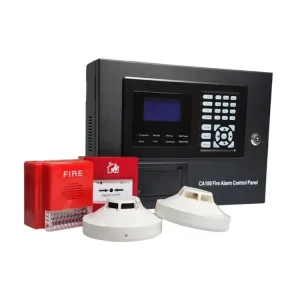 Single Loop Addressable Fire Alarm Control Panel AC90~270V CE Certified CAN Bus 254 Addressable Devices for Large Buildings