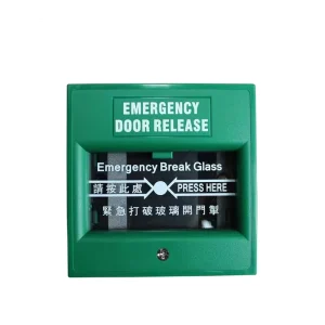Single Pole Emergency Fire Alarm Switch Button Break Glass Access Control