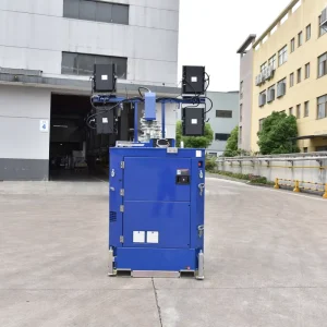 Site Use Light Tower with Towable Trailer for Urban Infrastructure