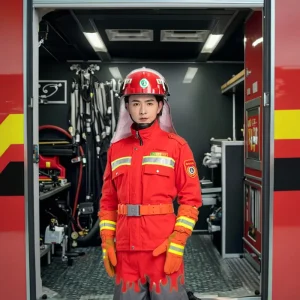 Six Piece Forest Fire Retardant Protective Clothing Set Emergency Rescue Standard Flame Retardant Fire Gear