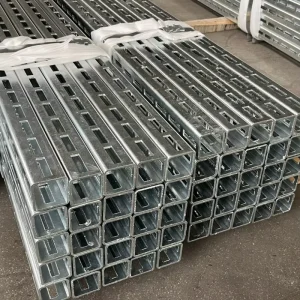 Slotted Heavy Duty HDG Modular Framing 80x80mm for Heating Ventilation and HVAC