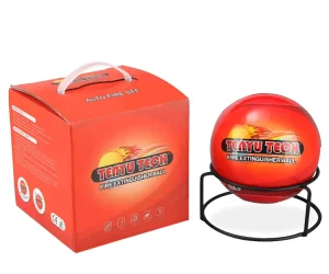 Small 0.5kg Automatic Dry Powder Fire Extinguisher Home and Travel Item Steel Material