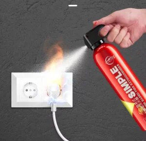 Small Portable 24pcs per Carton Fire Extinguishers 0.5kg 0.6kg Aluminum Can with Foam Agent Material for Car Use