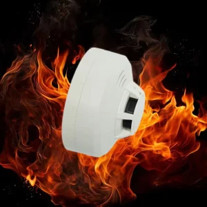 Smart House Fire Alarm Security System Sensor Independent Smoke Detector Ceiling Mounted Audible Visual Alarm