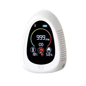 Smart Portable Carbon Monoxide Detector CO Temperature Humidity Air Quality Detector