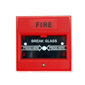 Smart Security Alarm System 12V ABS Red Color Break Glass Manual Call Point Fire Alarm Exit Button Switch