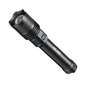 Smiling Shark LED Flashlight Rechargeable High Power Tactical Waterproof Handheld Light for Camping Hiking Emergency Outdoor Use