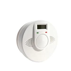 Smoke Carbon Monoxide Detector LCD LED Battery Operated Audible Alarm Home Apartment RV Travel