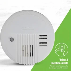 Smoke Detector Fire Alarm Hotel Home Security System Battery Operated CE Certification