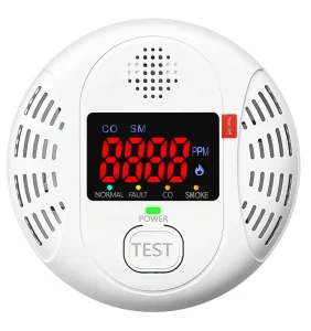 Smoke Detector and Carbon Monoxide Detector Security Alarm ABS Material 85dB for Hotel OEM OBM