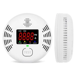Smoke and Carbon Monoxide Detectors Combo Smoke and Carbon Monoxide Detector Powered by Battery with Digital Display