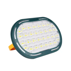 Solar Charging Camping Light Rechargeable LED Tent Light with Hanging Hook for Outdoor Camping Home Lighting