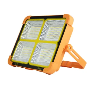 Solar Rechargeable Floodlight IP66 12000mAh Portable Camping Light DC5V 4mode Outdoor Emergency Lighting