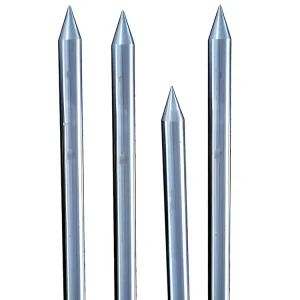 Solid Stainless Steel Earth Electrode Ground Rod for Photovoltaic Grounding