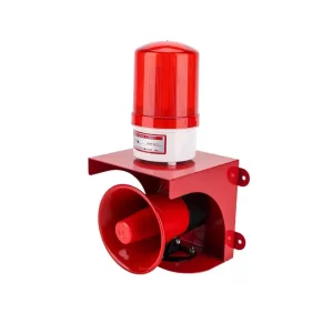 Sound and Light Alarm Ultra Loud 220VAC Industrial Fire Alarm Siren High Decibel LED Strobe Warning Security System