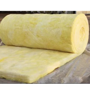 South America ISO Certified Yellow Glass Wool Blanket Fire Resistant Insulation with Aluminium Foil Facing Eco Friendly Roll