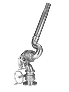 Stainless Steel 304 Manual Fire Cannon Fixed Fire Fighter Equipment Accessories