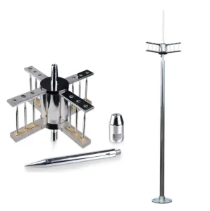Stainless Steel ESE Lightning Arrester Advance Lightning Rods Thunder Arrester Lightning Rod Air Terminal Suppliers