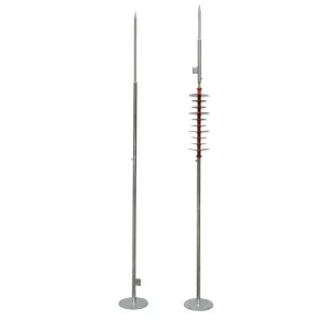 Stainless Steel Early Streamer Emission Lightning Rod for High rise Building Lightning Protection ESE Model lightning Rod 4