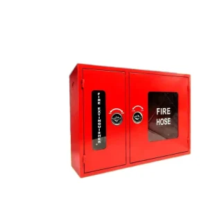 Stainless Steel Embedded Fire Hydrant Box Set Red Fire Water Distribution Box Firefighting Equipment Accessories