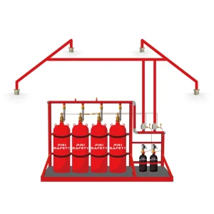 Stainless Steel FM200 HFC-227ea Fire Suppression System for Class A/B/C/D/E Fires Industrial Grade