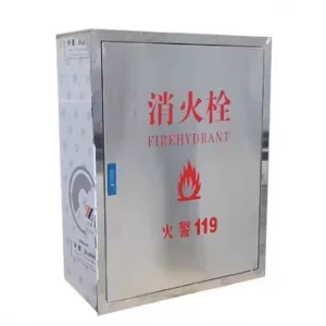 Stainless Steel Fire Hydrant Cabinet with Fire Hose and Accessories