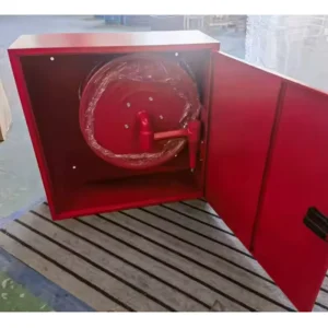Stainless Steel Firefighting Equipment Accessories Fire Extinguisher Cabinet Fire Hose Reel Box Durable Easy Installation Wall